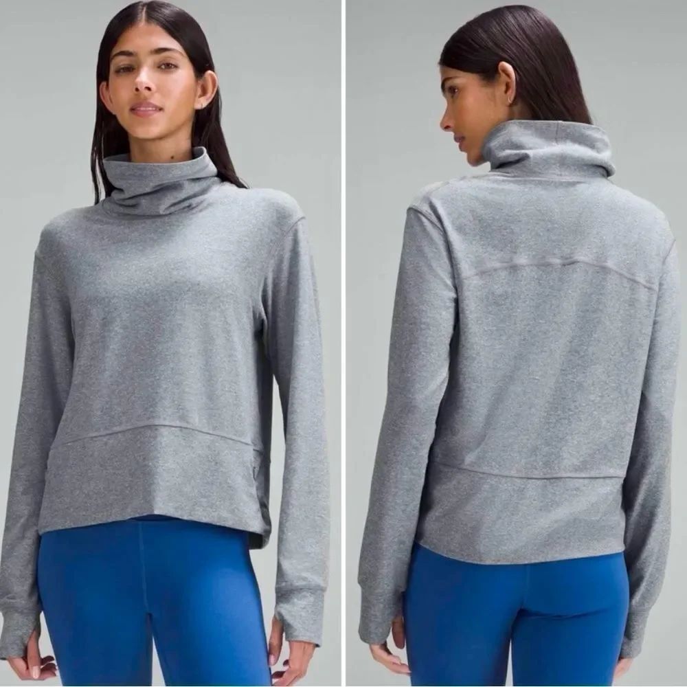 Lululemon Ready to Rulu Pullover Heathered Asphalt Grey